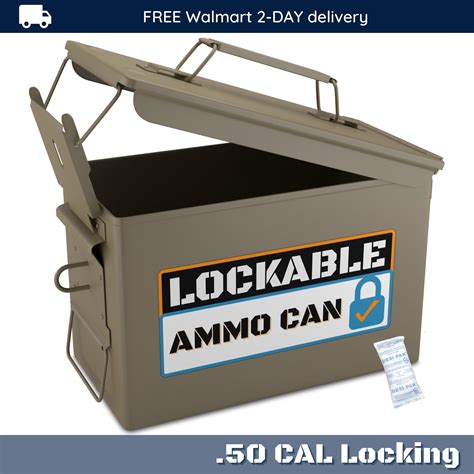 metal ammo boxes lockable|small lockable ammo box.